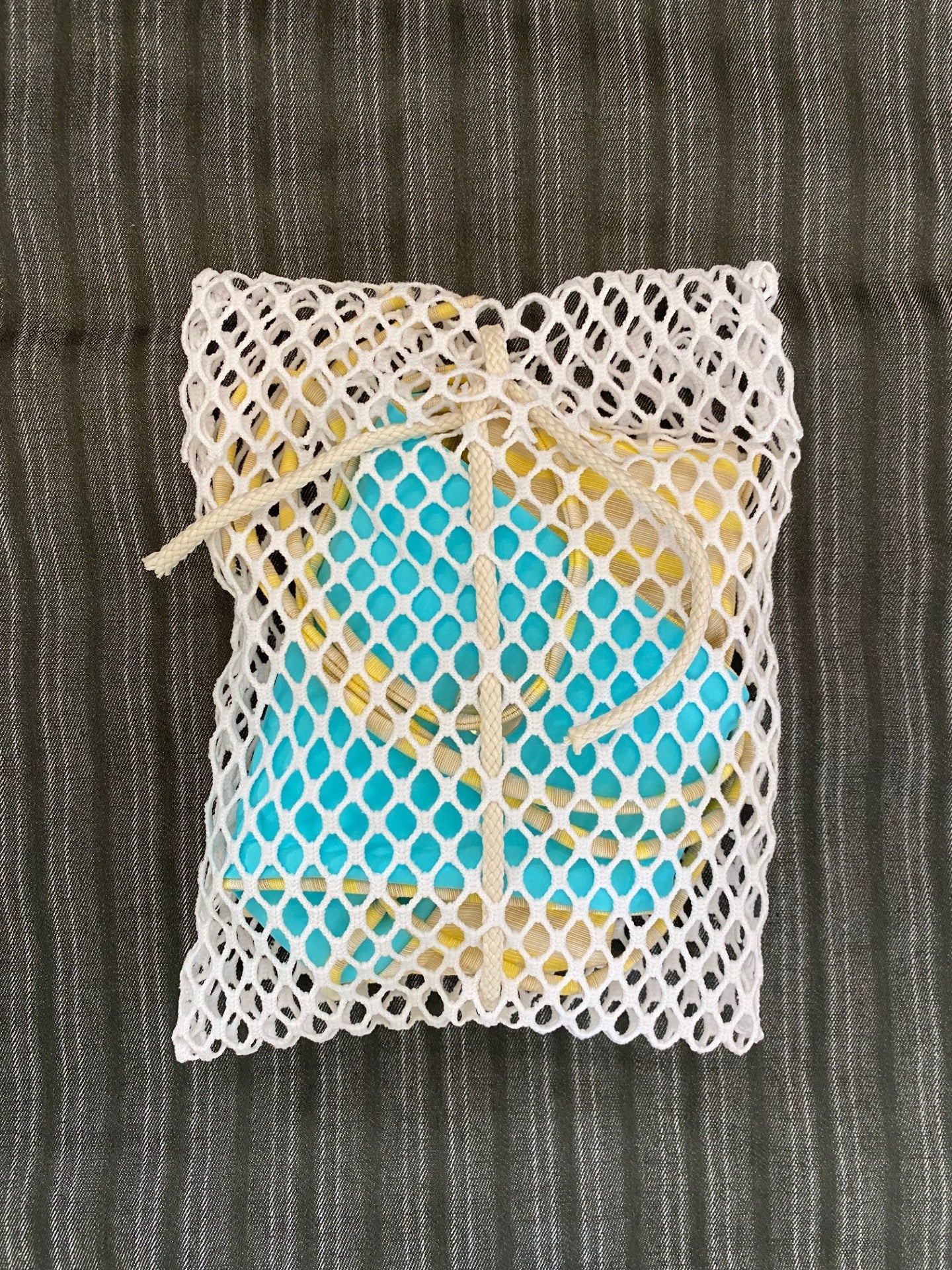 Shorty set - Yellow & Turquoise