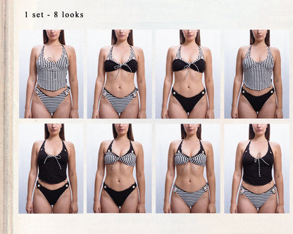 Berlingot swim set - B&W