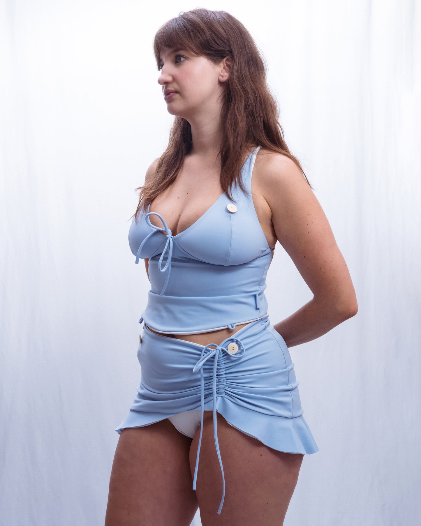 Ruffle skirt - Baby Blue
