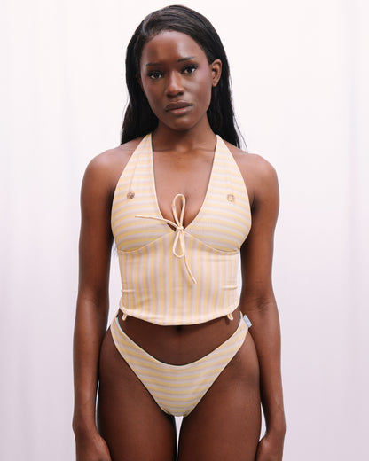 Tanga set - Yellow & Turquoise