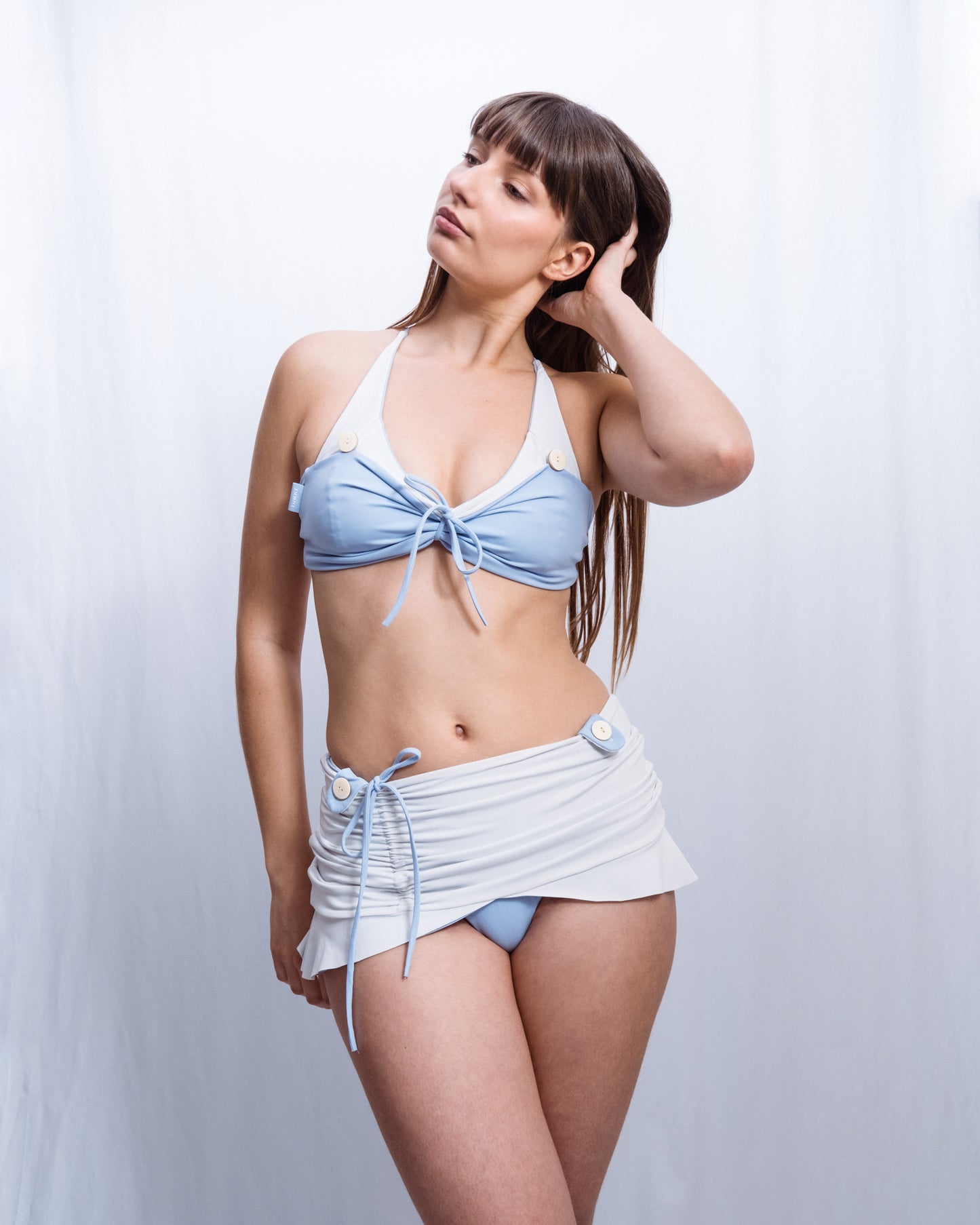 Ruffle skirt - Baby Blue