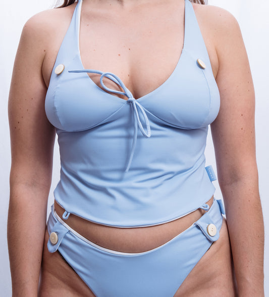 Tankini top - Baby Blue