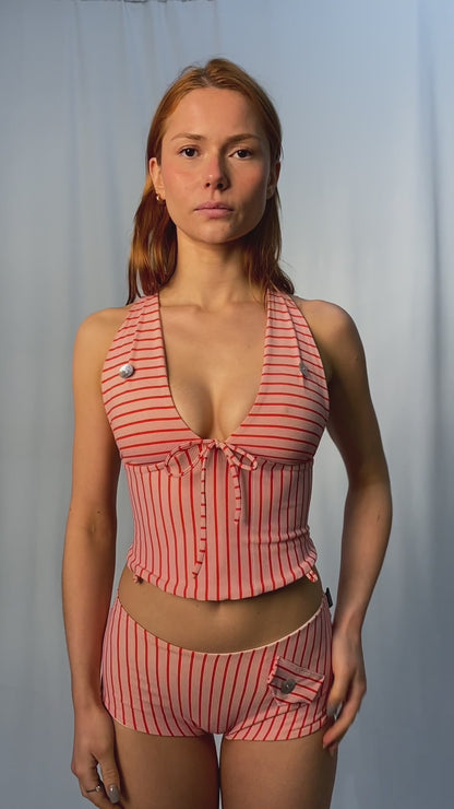 Tankini top - YELLOW