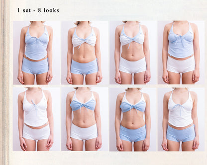 Azurin Shorty Set