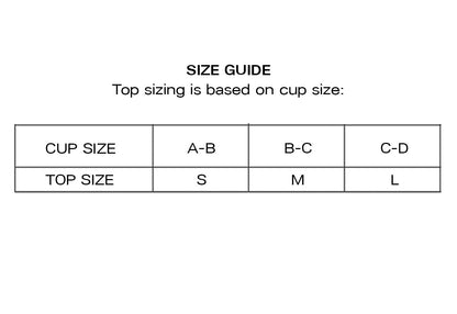 Tankini top - YELLOW