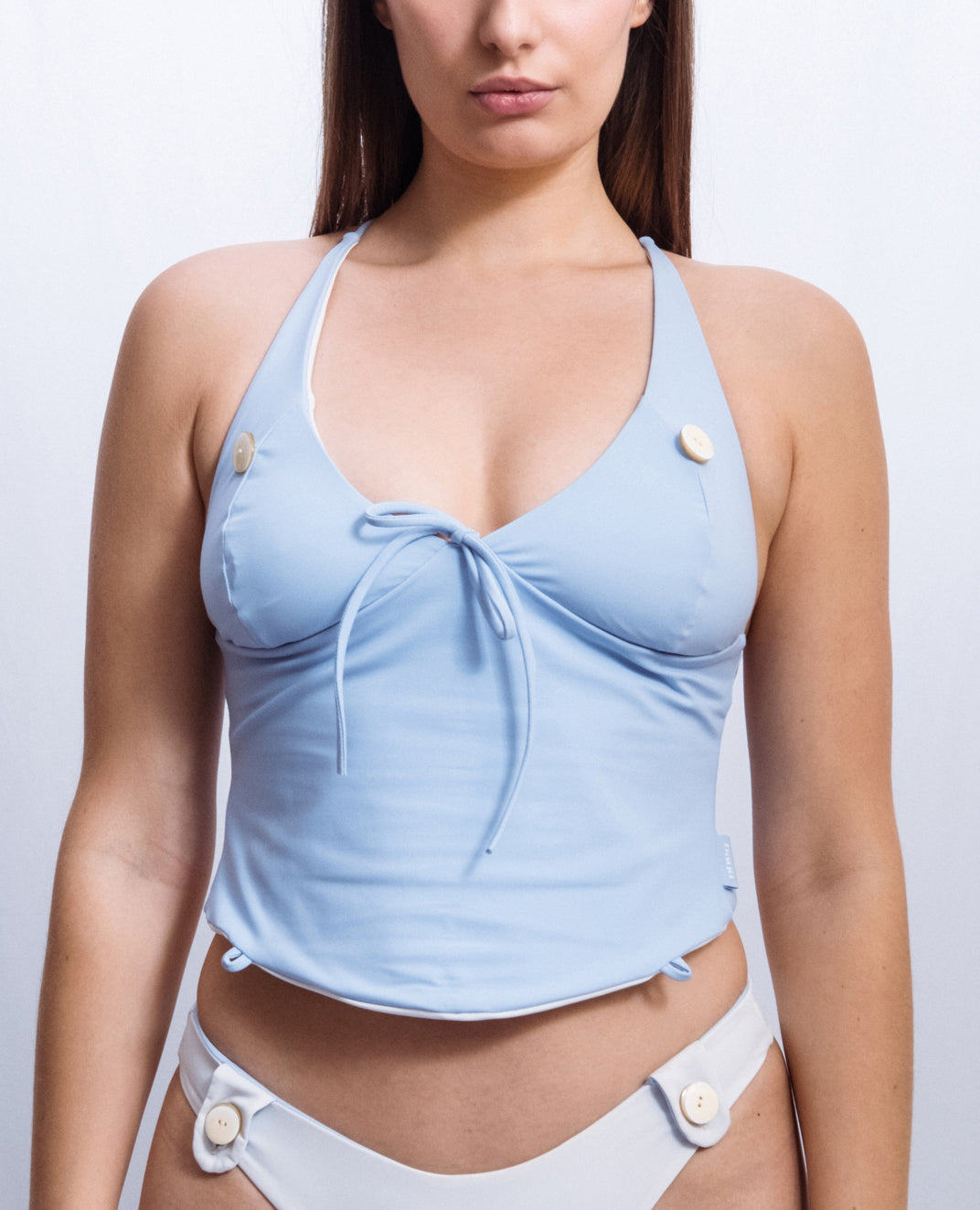 Tankini top - Baby Blue