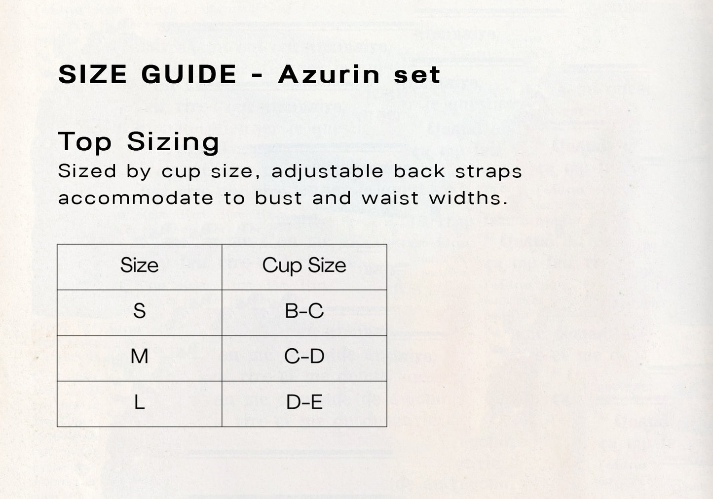 Azurin Tankini Top