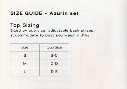 Azurin Tankini Top